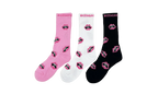 Chrome Hearts Matty Boy Chomper Socks "Pink / White / Black" CHRM0159