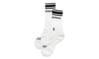 Striped Sport Socks "White / Black" CHRM1976