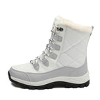 Women's Plus-Size Snow Boots for Outdoor Travel—Thick-Soled, High-Top, Fleece-Lined, Padded Cotton Mid-Calf Boots