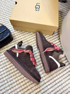 UGG Mauve Mel Suede Mesh Low-Top Shoes