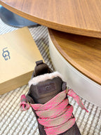UGG Mauve Mel Suede Mesh Low-Top Shoes