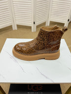 UGG Leopard Suede Chelsea Boots