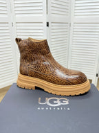 UGG Leopard Suede Chelsea Boots