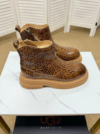 UGG Leopard Suede Chelsea Boots