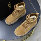 UGG Sand Nubuck Lace-Up Winter Boots
