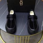 UGG Black Strap Platform Casual Shoes