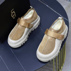 UGG Beige Strap Platform Casual Shoes