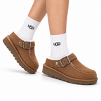 UGG Tazz Shearling Platform Slip-Ons