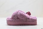 UGG Slipper Evolution Fluffy Platform Slides