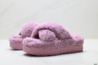 UGG Slipper Evolution Fluffy Platform Slides