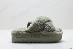 UGG Slipper Evolution Fluffy Platform Slides