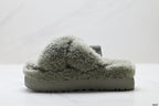 UGG Slipper Evolution Fluffy Platform Slides
