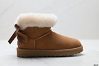 UGG Classic Ultra Mini Bow Ankle Boots