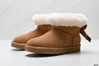 UGG Classic Ultra Mini Bow Ankle Boots