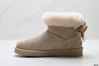UGG Classic Ultra Mini Bow Ankle Boots