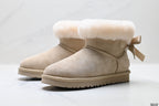 UGG Classic Ultra Mini Bow Ankle Boots
