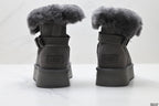 UGG Classic Mini Heritage Fluff Buckle Boots