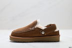 UGG Golden Family Shearling Buckle Clogs