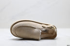UGG Golden Family Shearling Buckle Clogs