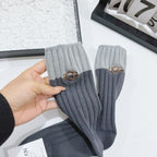 UGG Cotton Ribbed Crew Sock Set