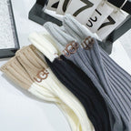 UGG Cotton Ribbed Crew Sock Set