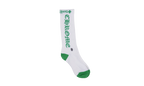 Fuck You Logo Socks (1 Set) "White / Green" CHRM0599
