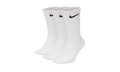 Everyday Lightweight Training Crew Socks (3 Pairs) "White / Black" SX7676 100