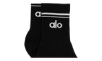 Half-Crew Throwback Sock "Black / White" ALO02