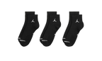 Jordan Everyday Ankle Socks "Black / White - (3-Pack)" DX9655 010
