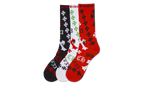 STENCIL SOCKS "Black / Red / White" CHRM0858