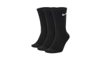 Everyday Lightweight Training Crew Socks (3 Pairs) "Black / White" SX7676 010