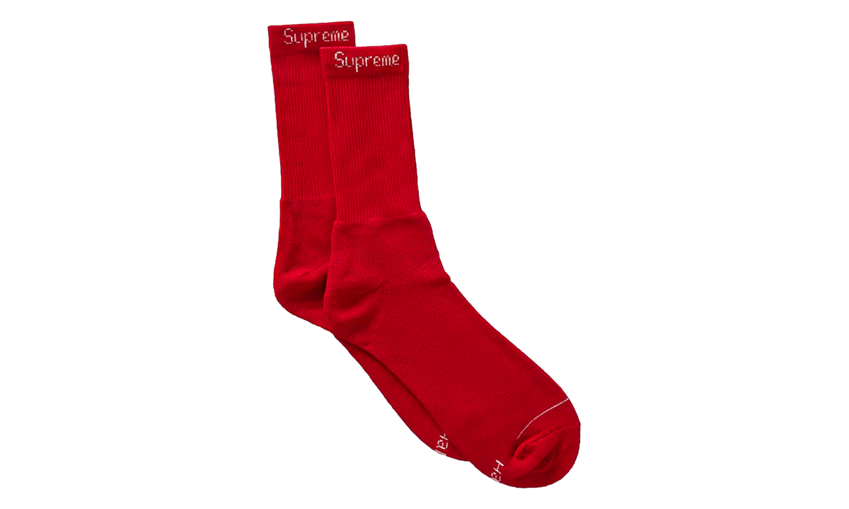 Hanes Socks (4) "Red" SU28603