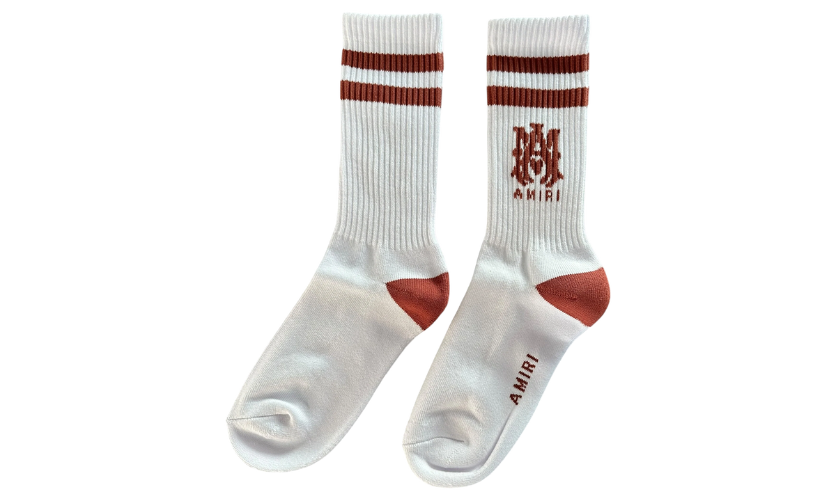 MA Logo Socks "White & Red" AMACSK1004 119