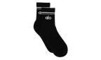 Half-Crew Throwback Sock "Black / White" ALO02