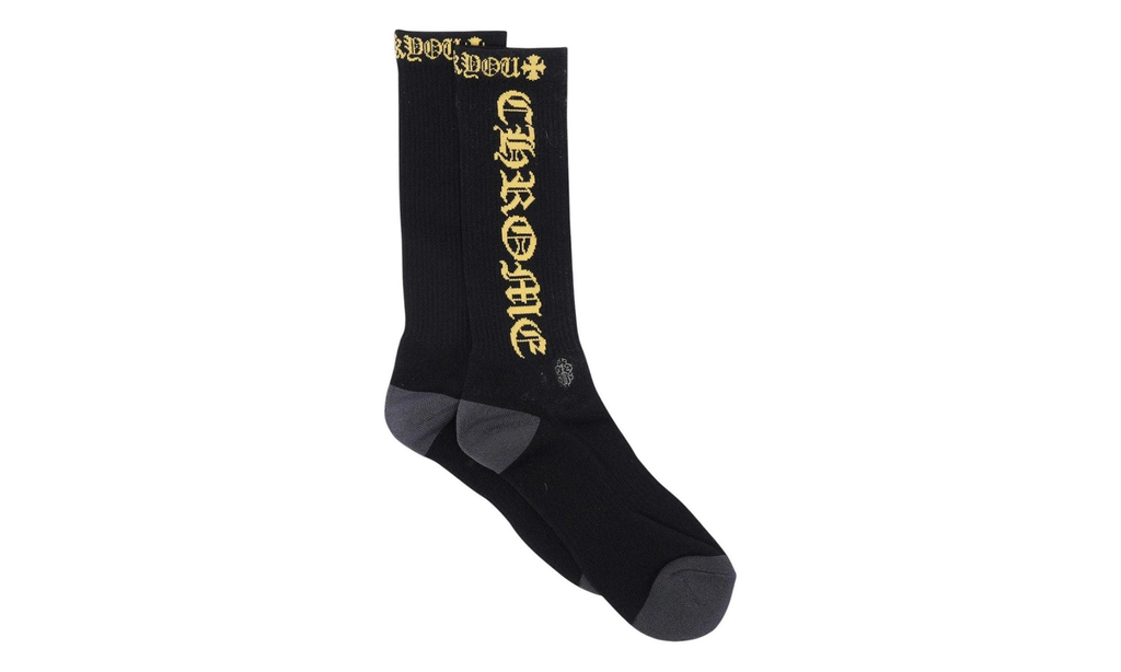 Fuck You Logo Socks (1 Set) "Black / Yellow" CHRM0595