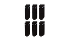 Dri-FIT Performance Basics Crew Socks (6 Pairs) GS "Black" UN0019 023