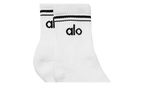 Half-Crew Throwback Sock "White / Black" ALO01