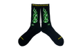 Flame Socks (1 Set) "Matty Boy - Black" CHRM0580