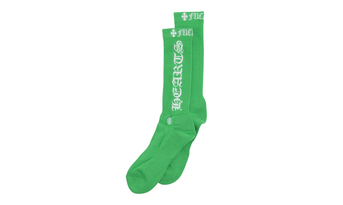 Fuck You Logo Socks "Green" CHRM1408