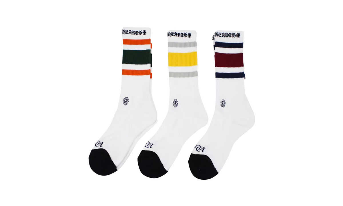 'Miami' Striped Socks "Multi Color" CHRM0145