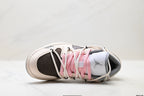 Nike Low-Top Sneakers Beige Black Pink Unisex Style 19