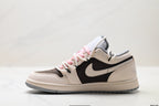 Nike Low-Top Sneakers Beige Black Pink Unisex Style 19