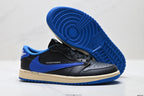 Nike Low-Top Sneakers Black Blue Beige Unisex Collaboration Edition Style 63
