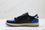 Nike Low-Top Sneakers Black Blue White Unisex Collaboration Edition Style 56