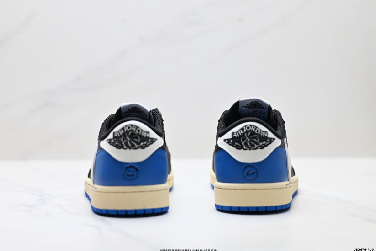 Nike Low-Top Sneakers Black Blue White Unisex Collaboration Edition Style 56