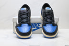 Nike Low-Top Sneakers Black Blue White Unisex Collaboration Edition Style 56