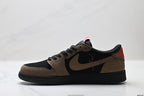 Nike Low-Top Sneakers Black Brown Unisex Style 30