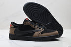Nike Low-Top Sneakers Black Brown Unisex Style 30