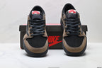 Nike Low-Top Sneakers Black Brown Unisex Style 30
