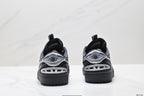 Nike Low-Top Sneakers Black Silver Monogram Unisex Collaboration Edition Style 15